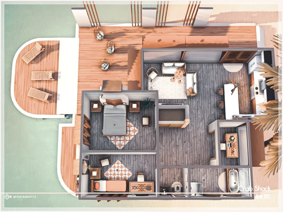 Галерея мода Вилла Crab Shack No CC #3